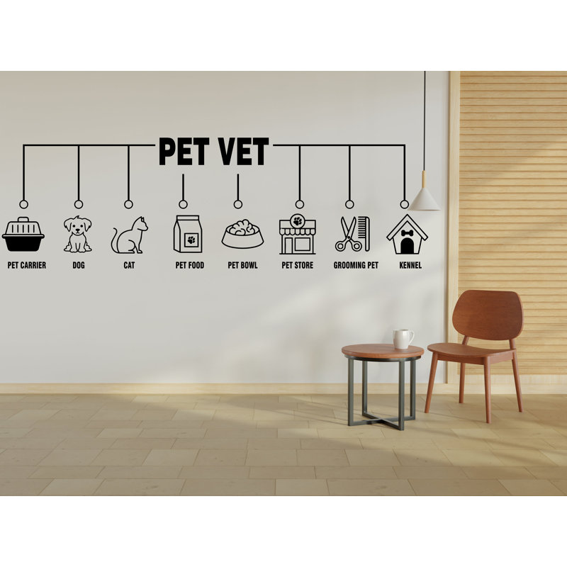 Décoration murale animal de compagnie pour animaux de compagnie, H 11 po x l 35 po