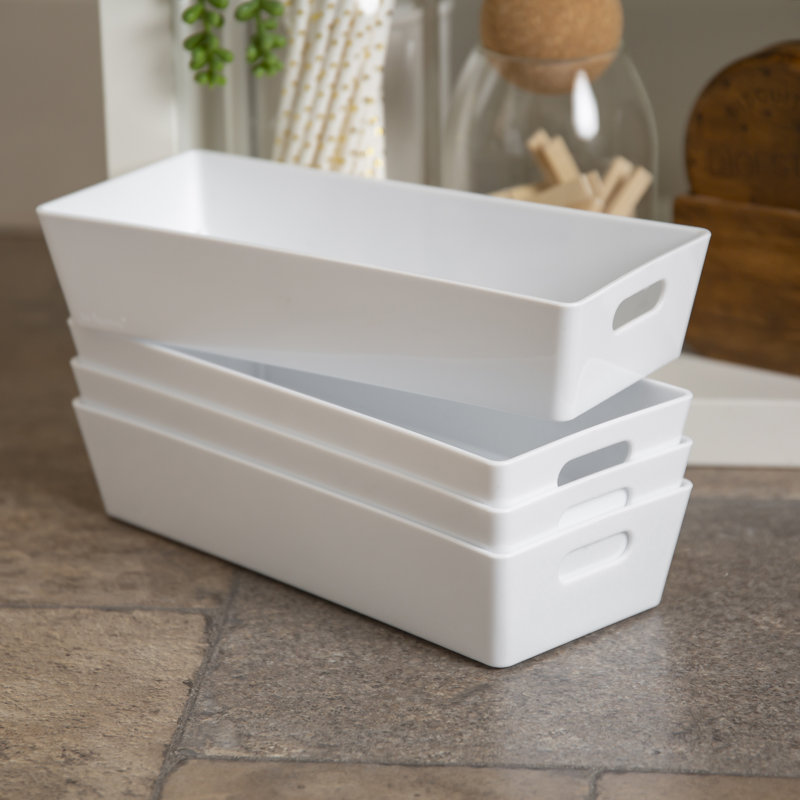 Wham Studio Basket Rectangular, White