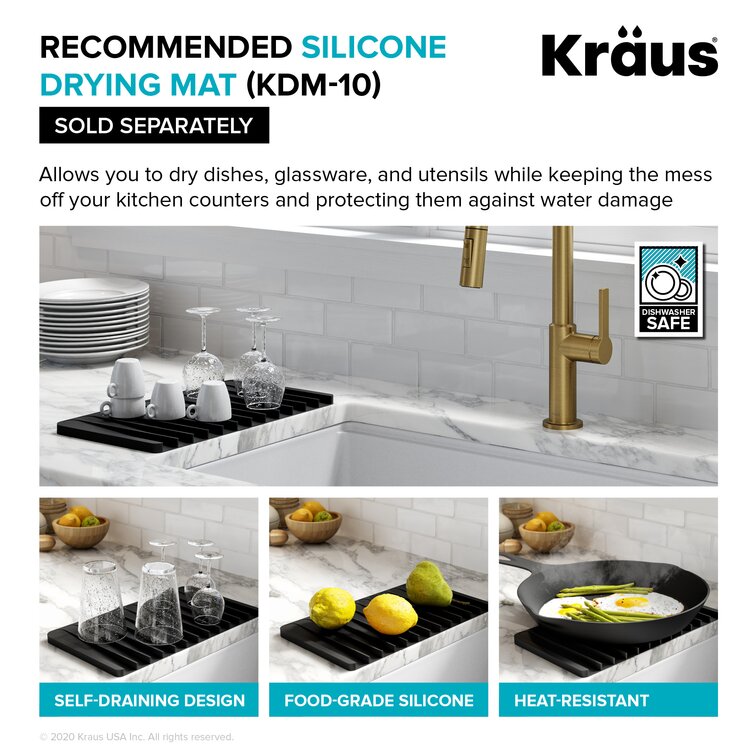 KRAUS Kore™ Workstation 17-inch L Undermount 16 Gauge Single Bowl Stainless  Steel Bar Kitchen Sink  Reviews Wayfair