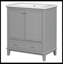 Ensemble de meuble-lavabo avec portes et tiroir 30 po-783977089