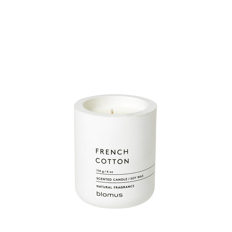 Bougie parfumée en coton FRAGA, Lys blanc, 10