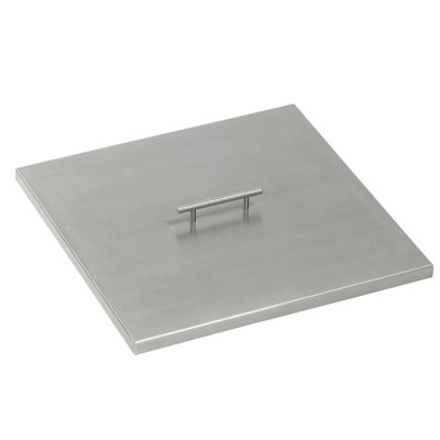 Square Stainless Steel Fire Pit Lid