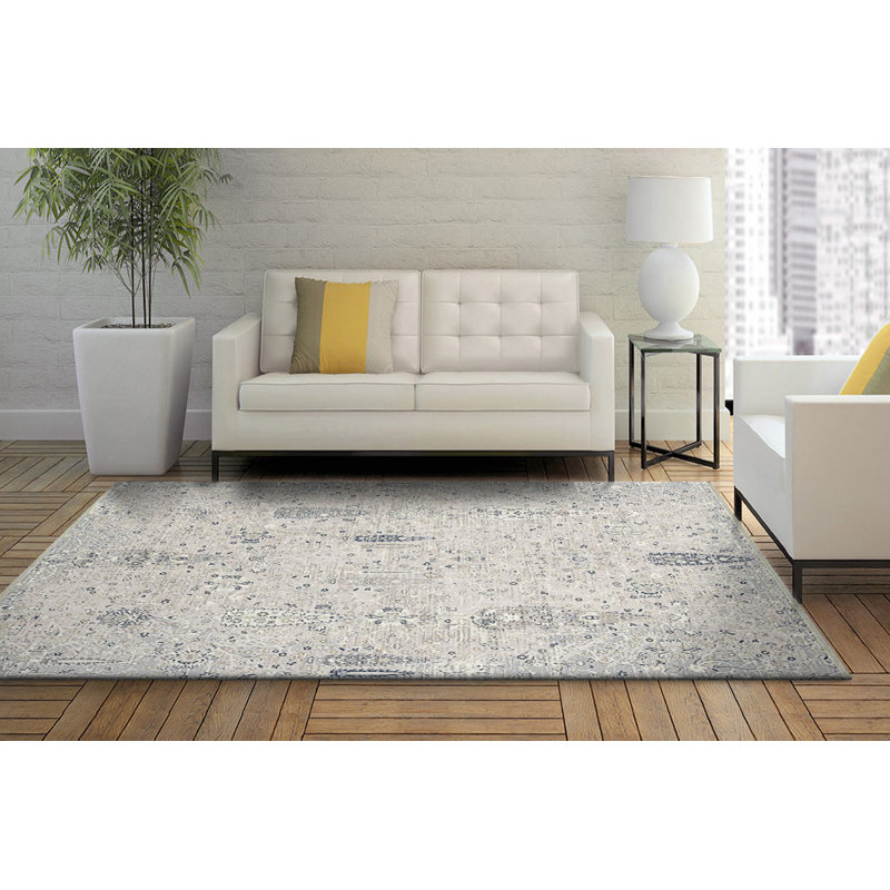 7,10 x 10,10 4314-897 Beige / gris / or, Rectangle 7 pi 10 po x 10 pi 10 po