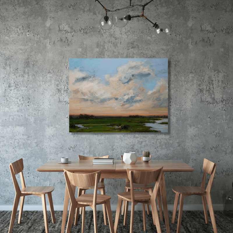 Solace II - Artist Enhanced Canvas Print, Black Framed Canvas, 21.5" H x 25.5" W x 1.75" D