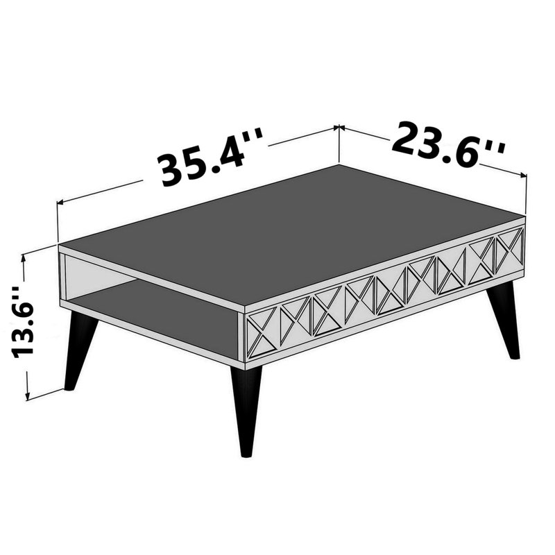 Table basse Dinan, Crème