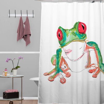 Casey Rogers Frog-let Single Shower Curtain