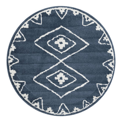 Latitude Run® Vefsna Nikolis Rug Blue