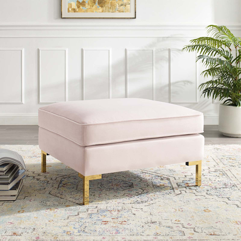 Repose-pieds Ardent Performance, Velours rose