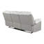 Canapé moelleux 3 places G00925A-RS avec table et ceinture à DEL gris