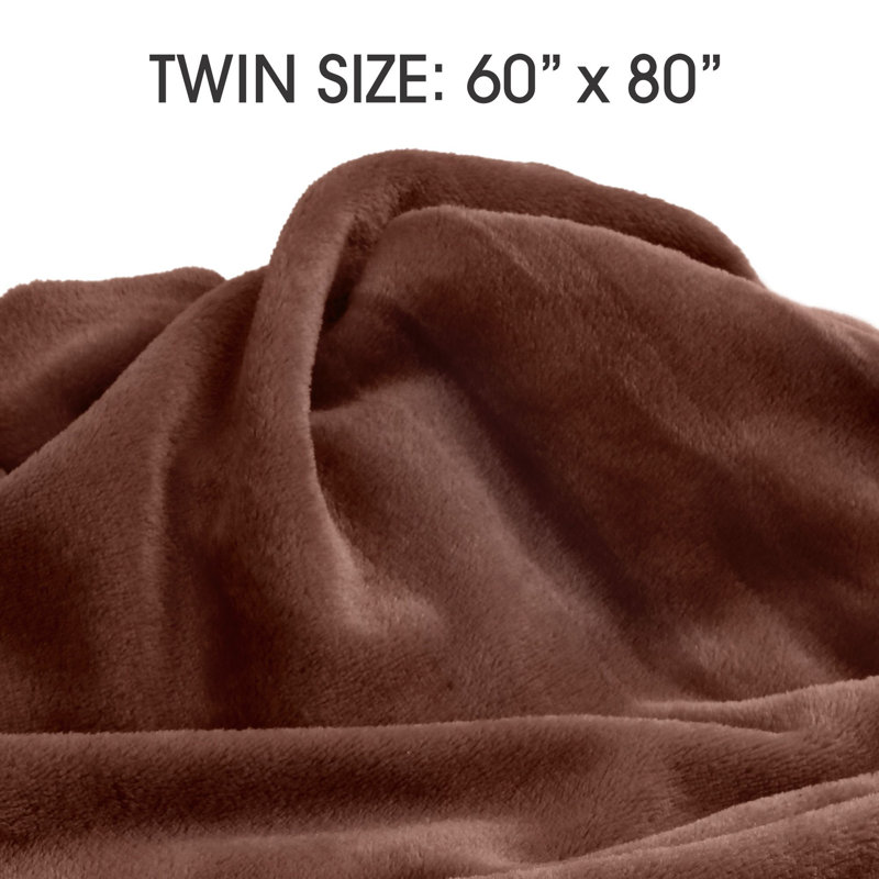 Waffle Blanket, Brown