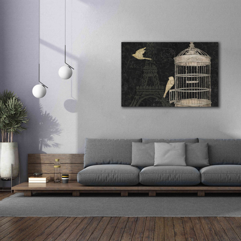 «Via Paris I» par James Wiens, art mural sur toile, H 40 po x l 60 po x P 1,5 po