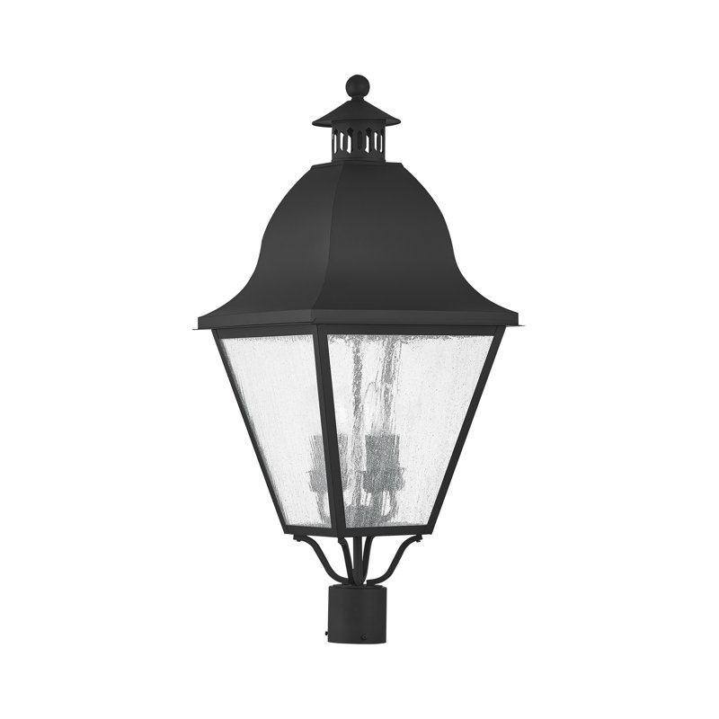 Beverli Seeded Lantern Head, Black