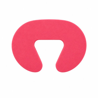 Pink Decorative Fabric Door Stopper Weighted Soft Door Holder for Home