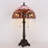 Tiffany Table Lamp Pink Stained Glass Desk Lamp 12X12X21 Inches Jewelry Style Reading Light