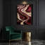 Abstrait art fluide sur toile brune 71-2124994646