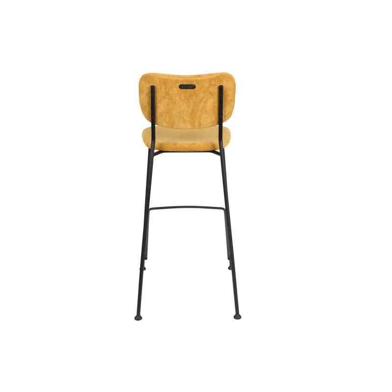 Benson Bar Stool, Yellow, Counter Stool (25” Seat Height)