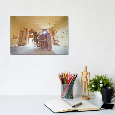 The Lonely Astronaut XVII by Karen Jerzyk - Wrapped Canvas Print