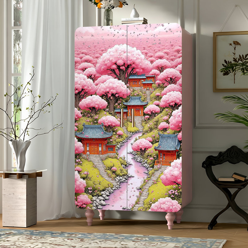 Garde-robe indépendante à portes françaises double