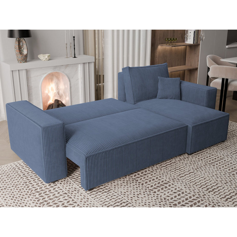 Sahur 4 Seater Sofa Bed, Navy