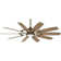 65" Barn 10 - Blade LED Smart Standard Ceiling Fan with Remote Control and Light Kit Included