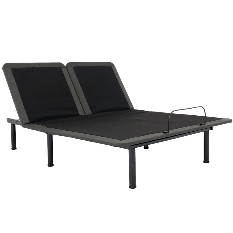 Matelas à tête flexible de 11 pouces avec base réglable - mousse pour une utilisation à long terme, housse en latex et dissipation de la chaleur