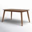 Table de salle à manger rectangulaire avec pieds fuselés l 59,06 po Gallman-292885318-349743370