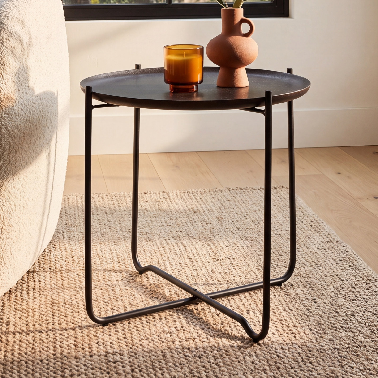 Covina Solid Wood End Table