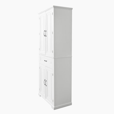 Bathroom Storage Cabinet With Doors And Drawer, Multiple Storage Space, Adjustable Shelf by Wildon Home