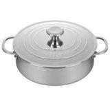 Le Creuset Stainless Steel 4.5 Qt. Rondeau with Lid