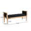 Banc capitonné avec accoudoirs courbés-1694824184