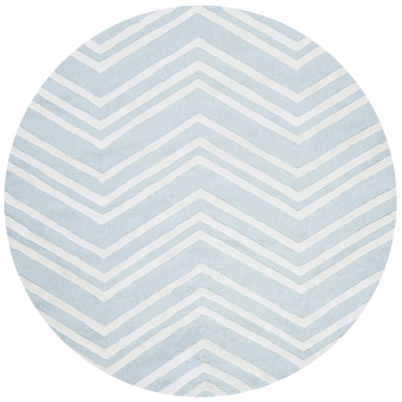 Krystyna Hand Tufted Wool Rug, Round 5'