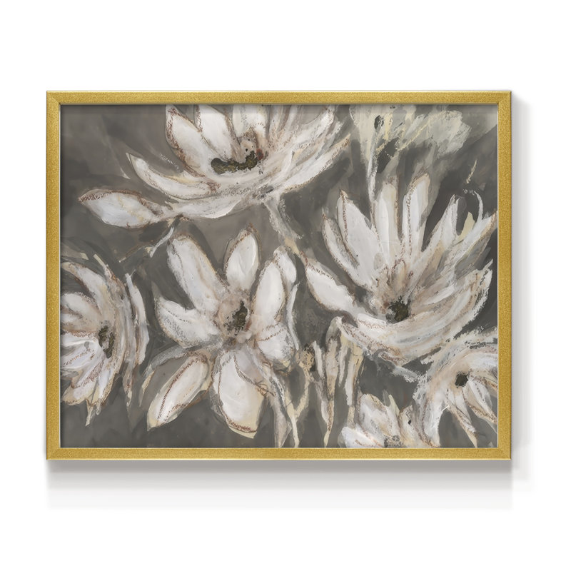 Magnolia embelli II - reproduction encadrée - réversible, H 8 po x l 10 po
