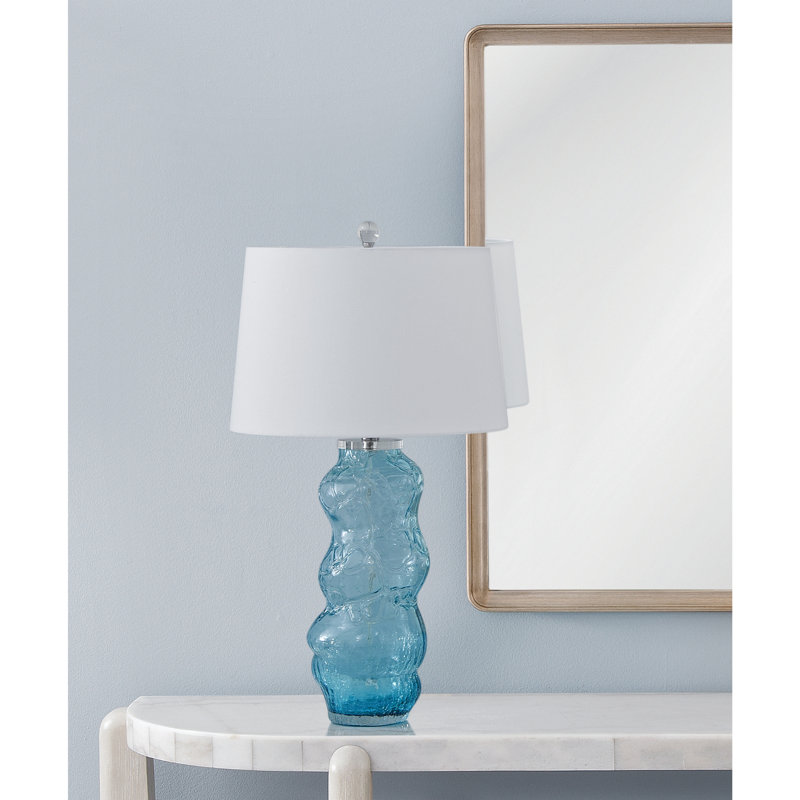 Lampe de table en verre Rona