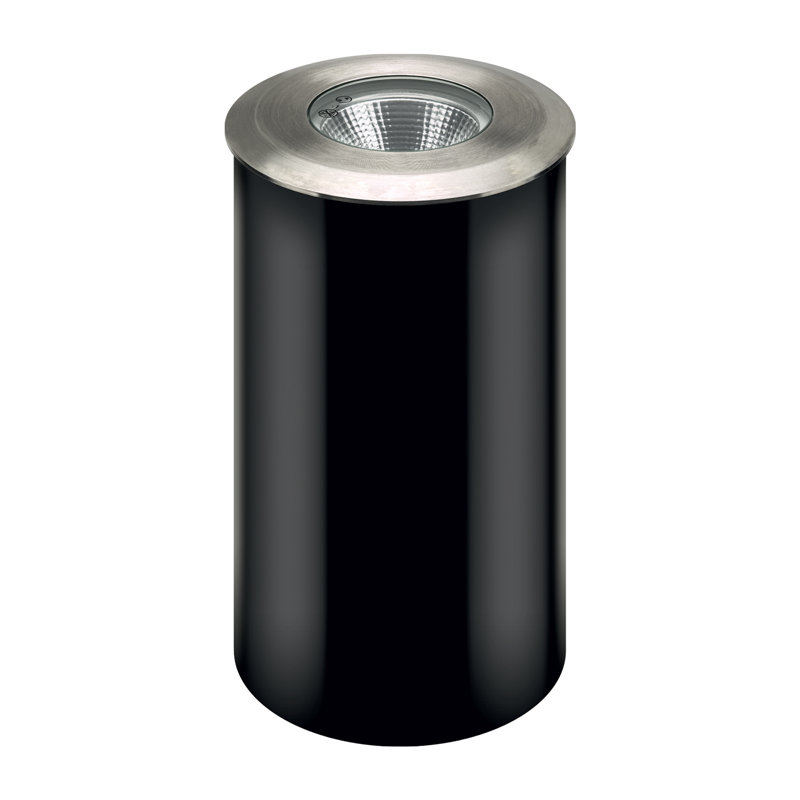 Overturf Silver Integrated LED Aluminum Well Light