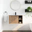 Meuble-lavabo simple 30 po avec comptoir en céramique Corris