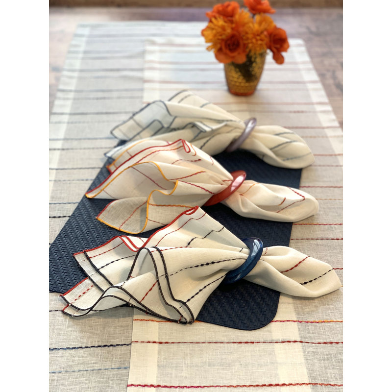Porto 22" Napkin, Navy Periwinkle