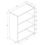 Bibliothèque compacte à 4 niveaux avec tablettes réglables - 36 po de hauteur-717577538