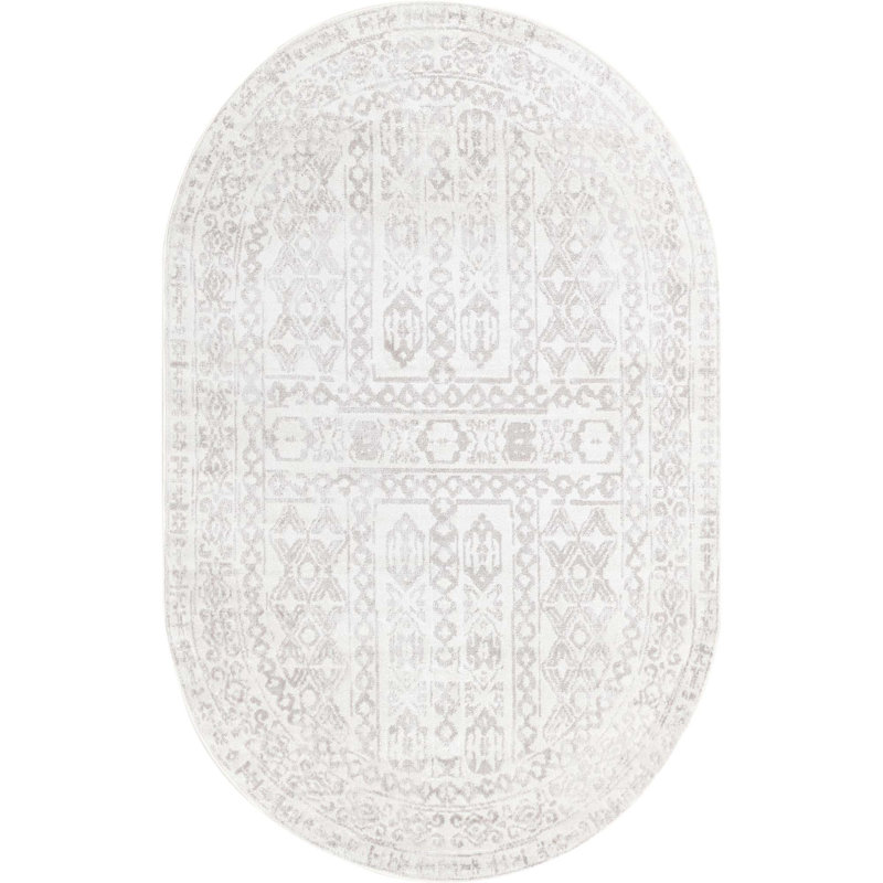 Brackett Oriental Indoor Rug, Oval 5' x 8'