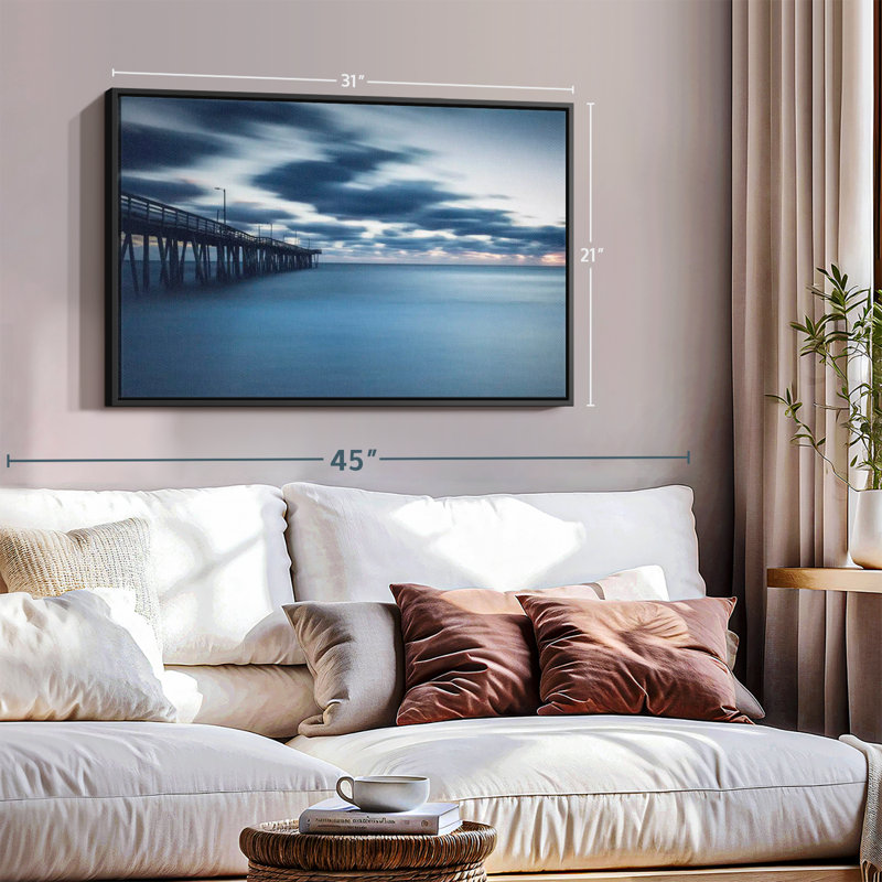 Impression sur toile Virginia Beach, H 21 po x l 31 po