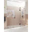 Stellar 101 in. W x 78 in. H Fully Frameless 3 Panel Inline Glass Hinged Shower Enclosure-91034730