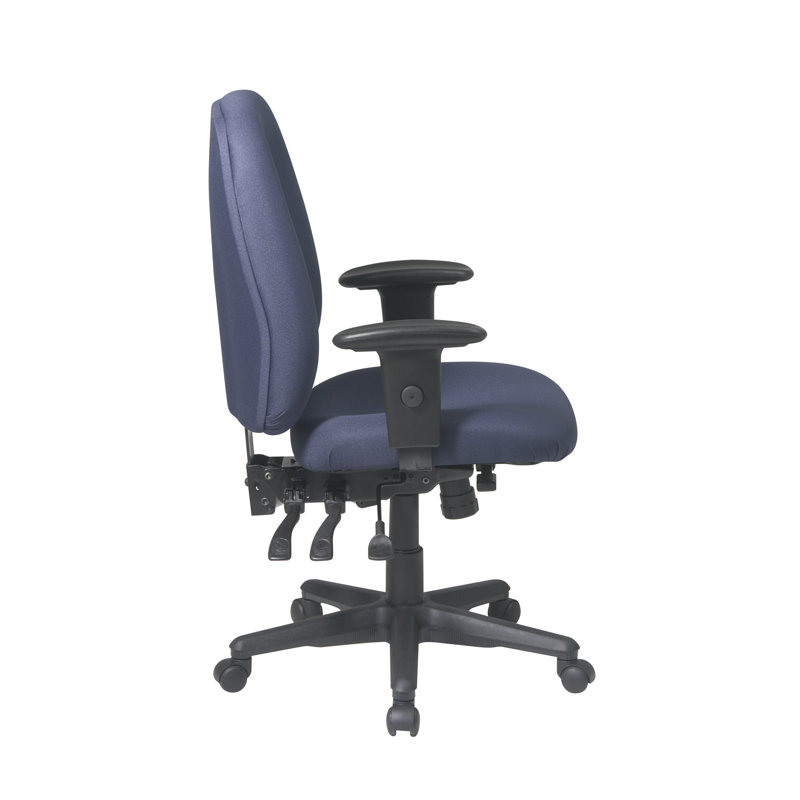 Barth Polyester Blend Task Chair, Icon - Navy
