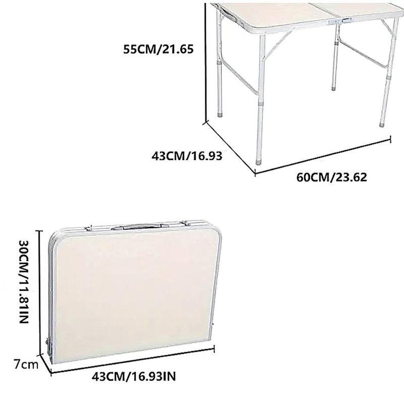Small outdoor folding table