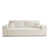 White Polyester/Chenille