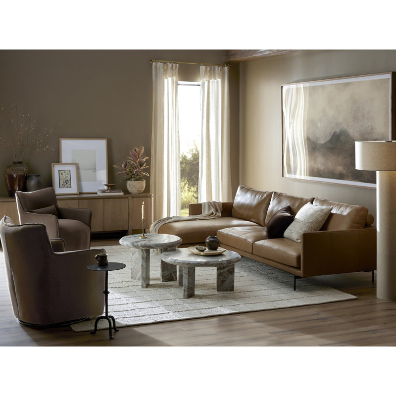 Redrow End Table-Raw Iron, Raw Black