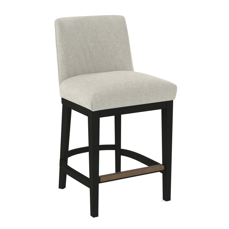 Upholstered Stool, Black, 61614-35