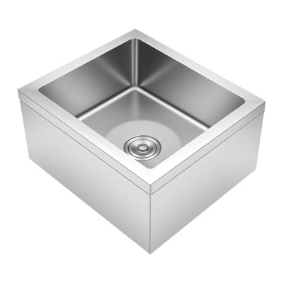 22X19x11.22” Stainless Steel Floor Mop Sink