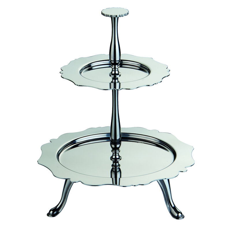 Dolce Vita Stainless Steel Pastry Stand, Silver