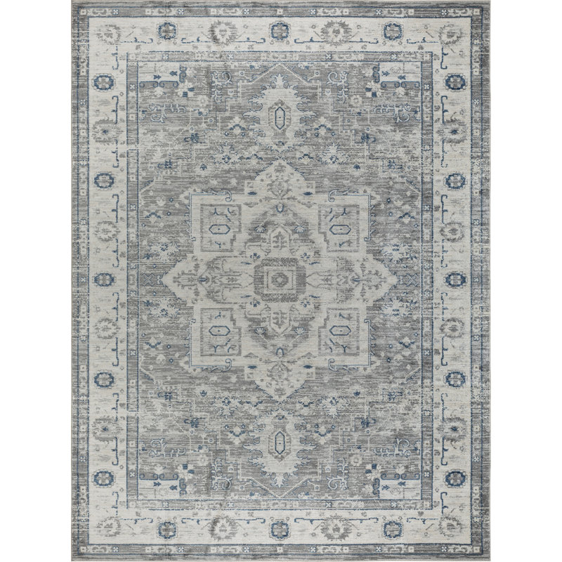 Heritage Geometric Indoor Rug, Rectangle 3' x 5'