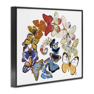 Fly Away Butterflies Framed Giclee Art by Ann Jasperson