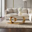 Table basse ovale en faux marbre Cogliandro-323301485